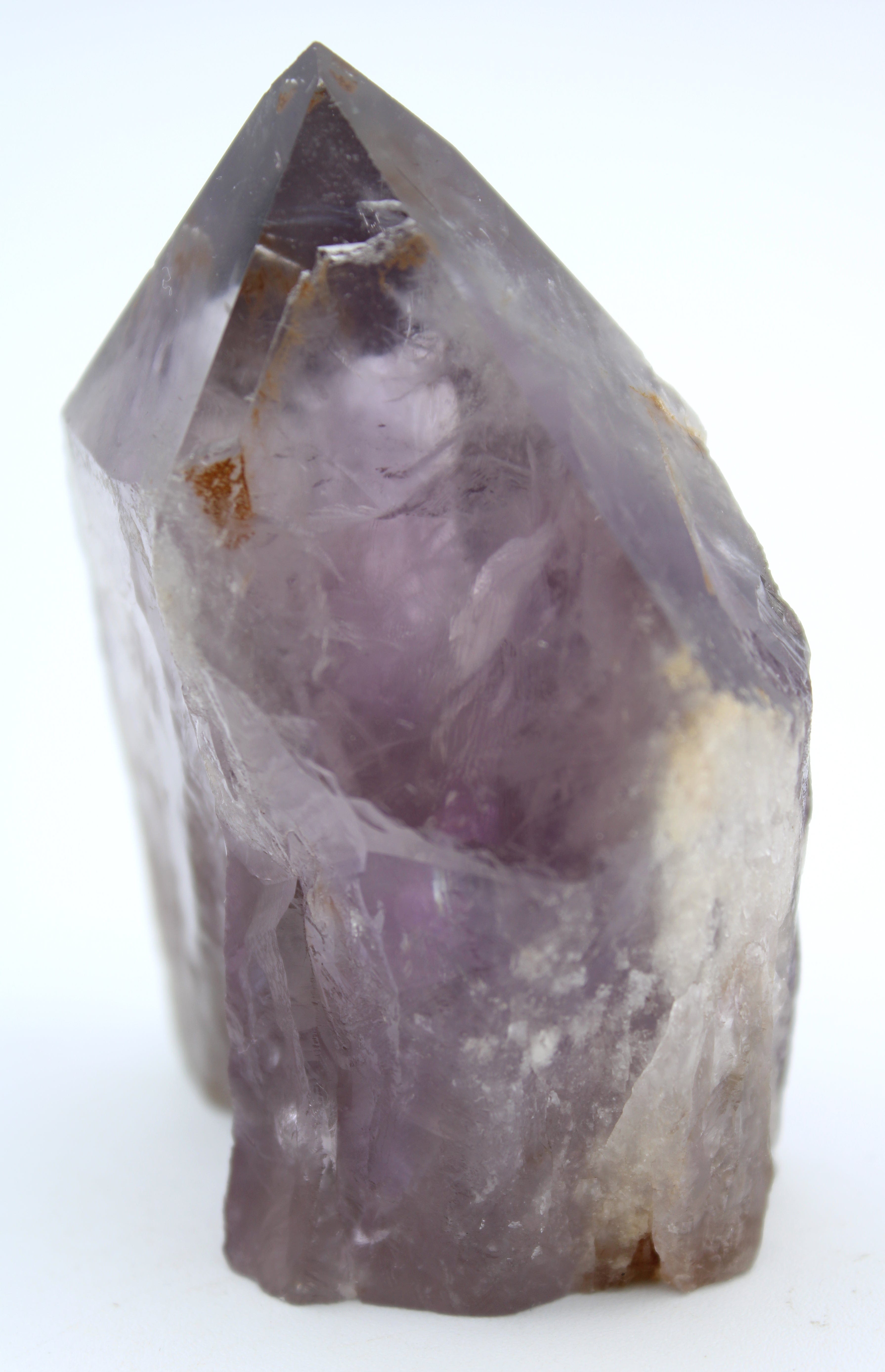 Natural Bahai Amethyst Point Crystal - Rare Closed Mine Specimen for Healing, Meditation & Energy Work