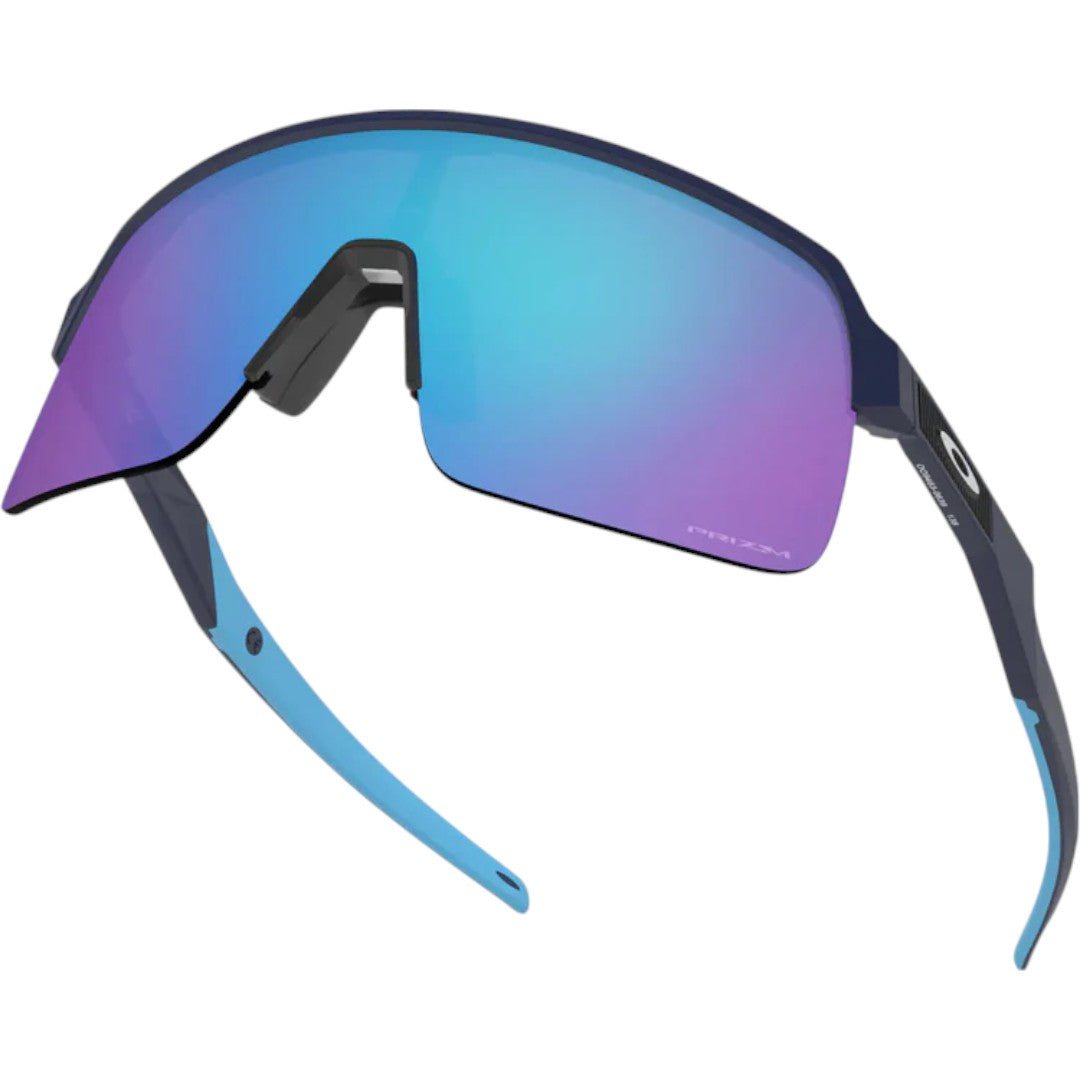 Oakley Sutro Lite Sweep Matte Navy Sunglasses with Prizm Sapphire Lens - Cycling, Running & Outdoor Sports Eyewear