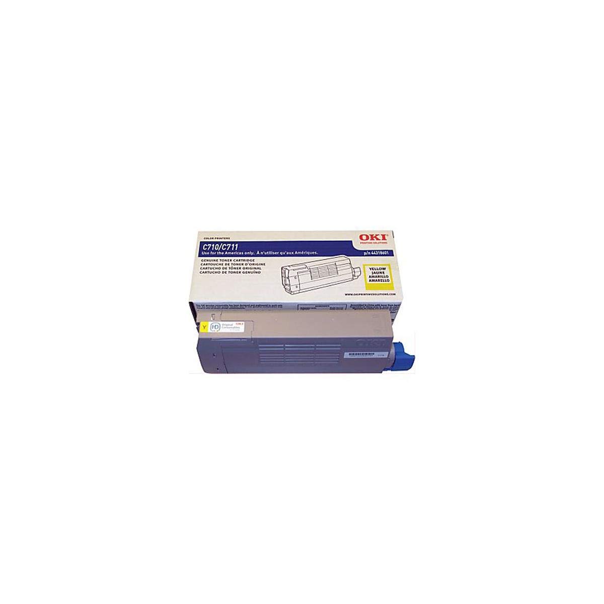 OKI Data C711 Series Compatible Yellow Toner Cartridge - High Yield 11,500 Pages | Ideal for Office Printing, Graphic Design & Professional Documents