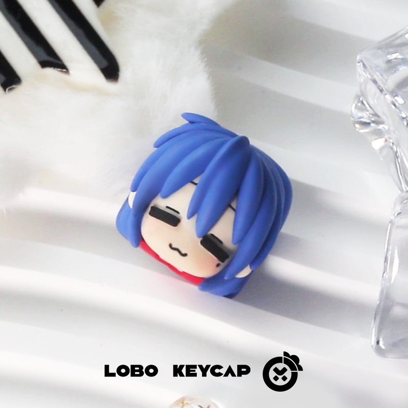 Lucky Star Themed Personalized Resin Keycaps - Custom Mechanical Keyboard Decorative Keycaps for Gaming & Office Setup
