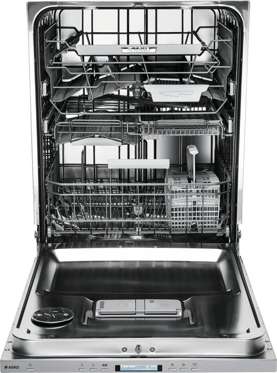 Asko DBI675PHXXLS Built-In Dishwasher - Energy Efficient, Ultra Quiet, 15 Place Settings - Perfect for Large Families & Open Kitchen Designs