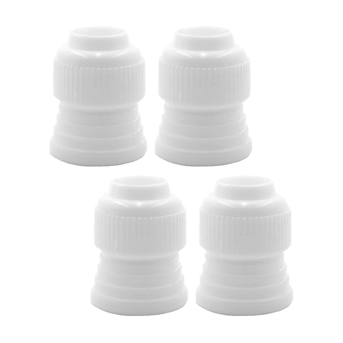 Ateco 398 Standard Small Coupler Set of 4 - Professional Baking Decorating Tips for Cakes, Cupcakes & Pastries | Perfect for Home Bakers & Commercial Kitchens