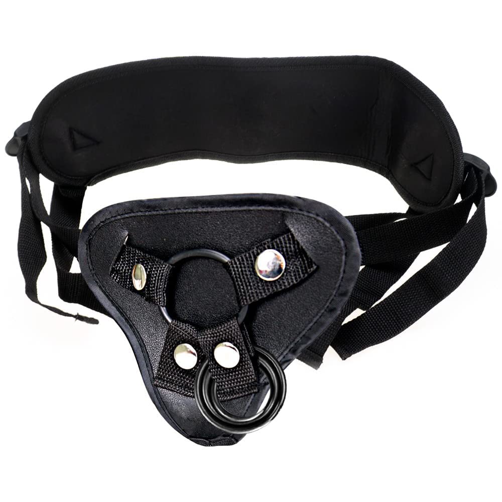Adjustable Strap-On Harness for Women with Dildo, Wide 4