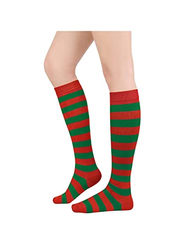 1 Christmas Red Green Stripes