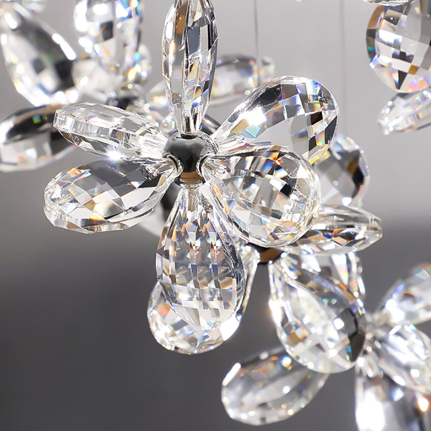 Elegant Floating Butterfly Chandelier - Crystal Ceiling Light Fixture for Bedroom, Dining Room & Wedding Decor - Romantic Home Lighting Solution