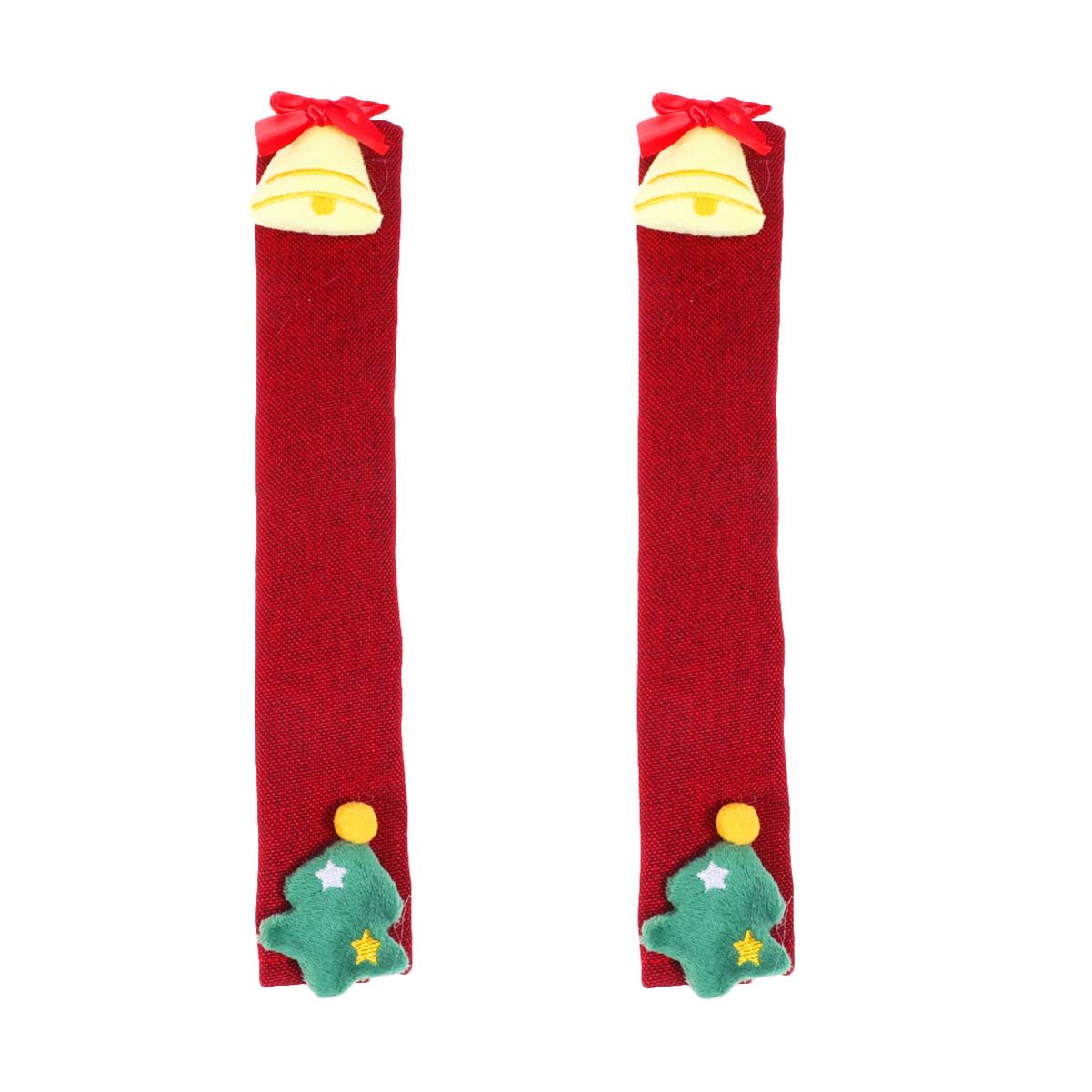ARTIBETTER Refrigerator Door Handle Covers 2-Pack - Christmas Kitchen Appliance Protectors for Fridge & Microwave Oven - Festive Home Decor & Ornament - Perfect for Holiday Kitchen Safety & Seasonal Home Decoration