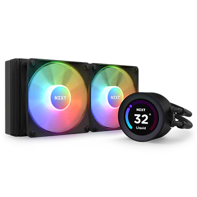 NZXT Kraken Elite 240mm All-in-One RGB Liquid CPU Cooler - Black - High Performance Cooling for Gaming PCs & Workstations - Perfect for Overclocking & Silent Operation