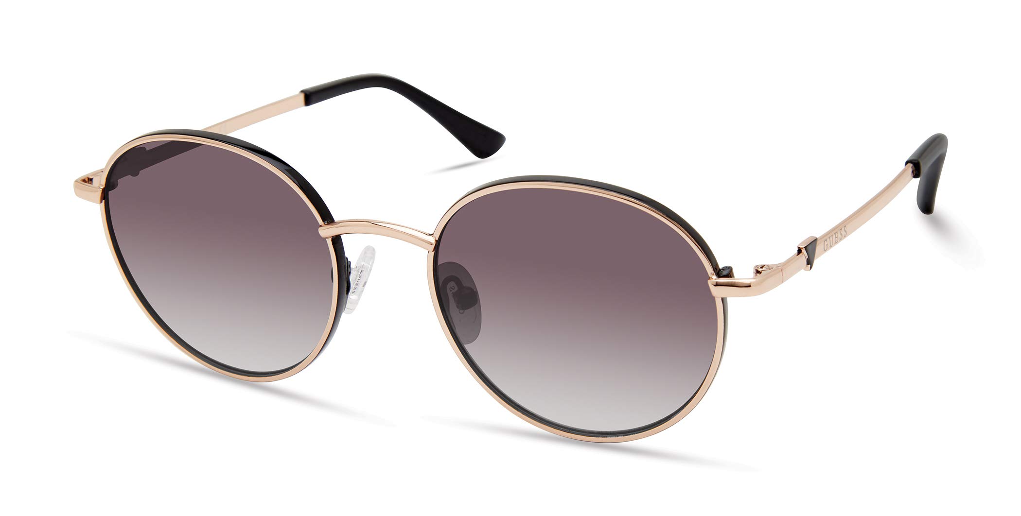 GUESS Women's Classic Round Sunglasses UV Protection - Stylish Retro Fashion Shades for Women - Perfect for Beach, Driving & Outdoor Activities
