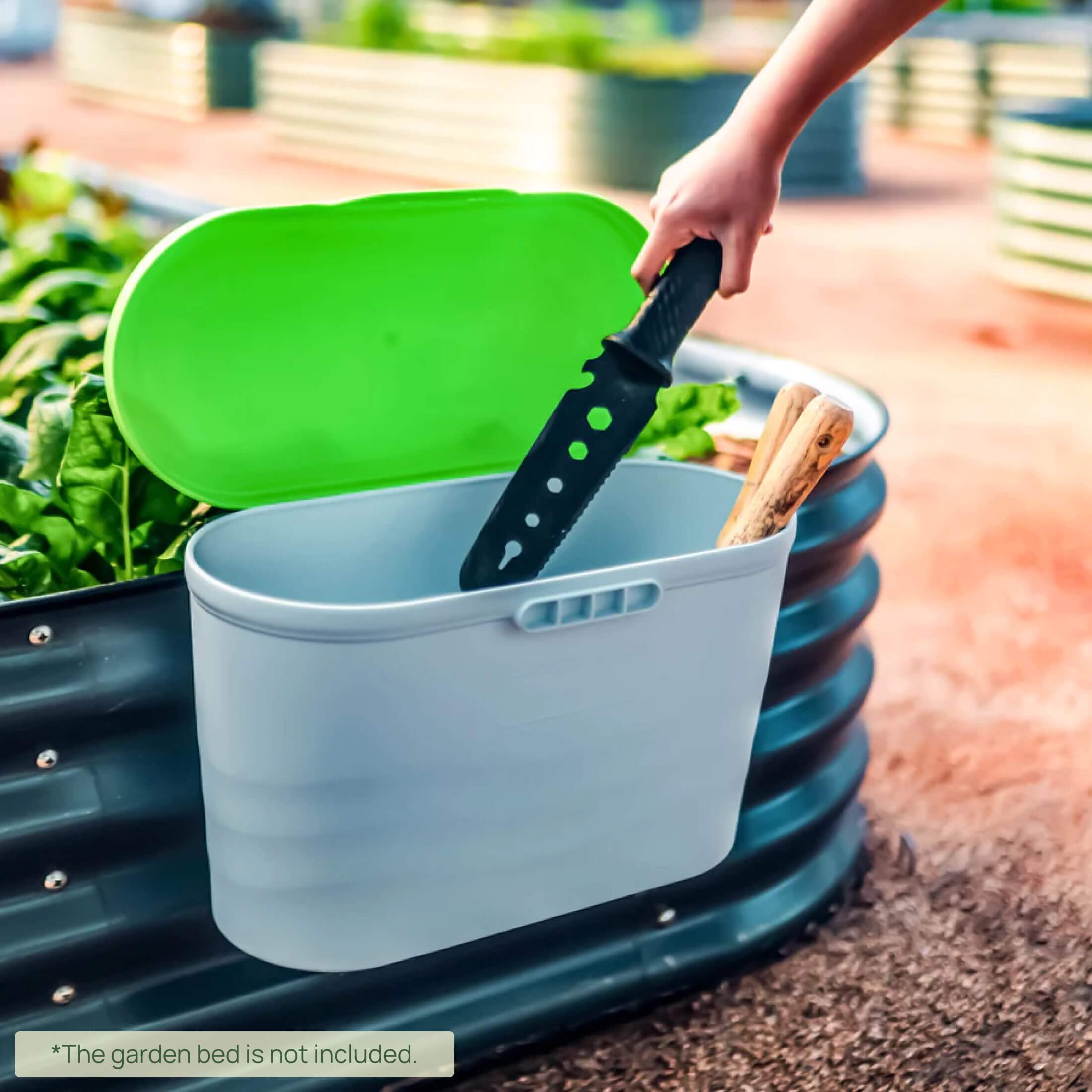Premium Garden Tool Box Set - Durable Storage Organizer for Gardening Tools, Outdoor Equipment & Supplies | Perfect for Home, Yard & Landscaping Use