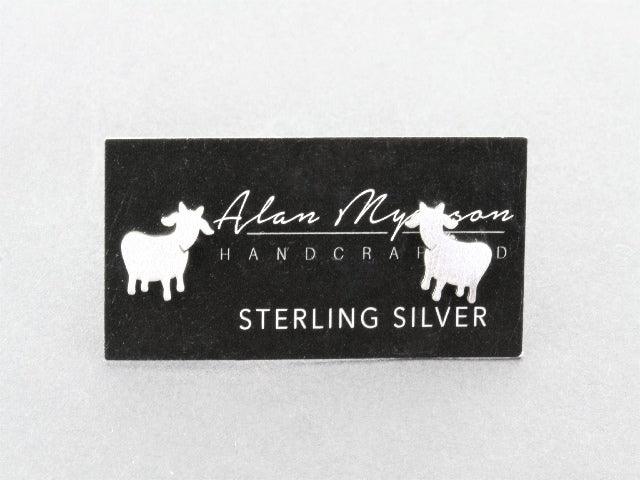 Sterling Silver Goat Stud Earrings for Women - Perfect for Casual Wear, Parties, and Gifts