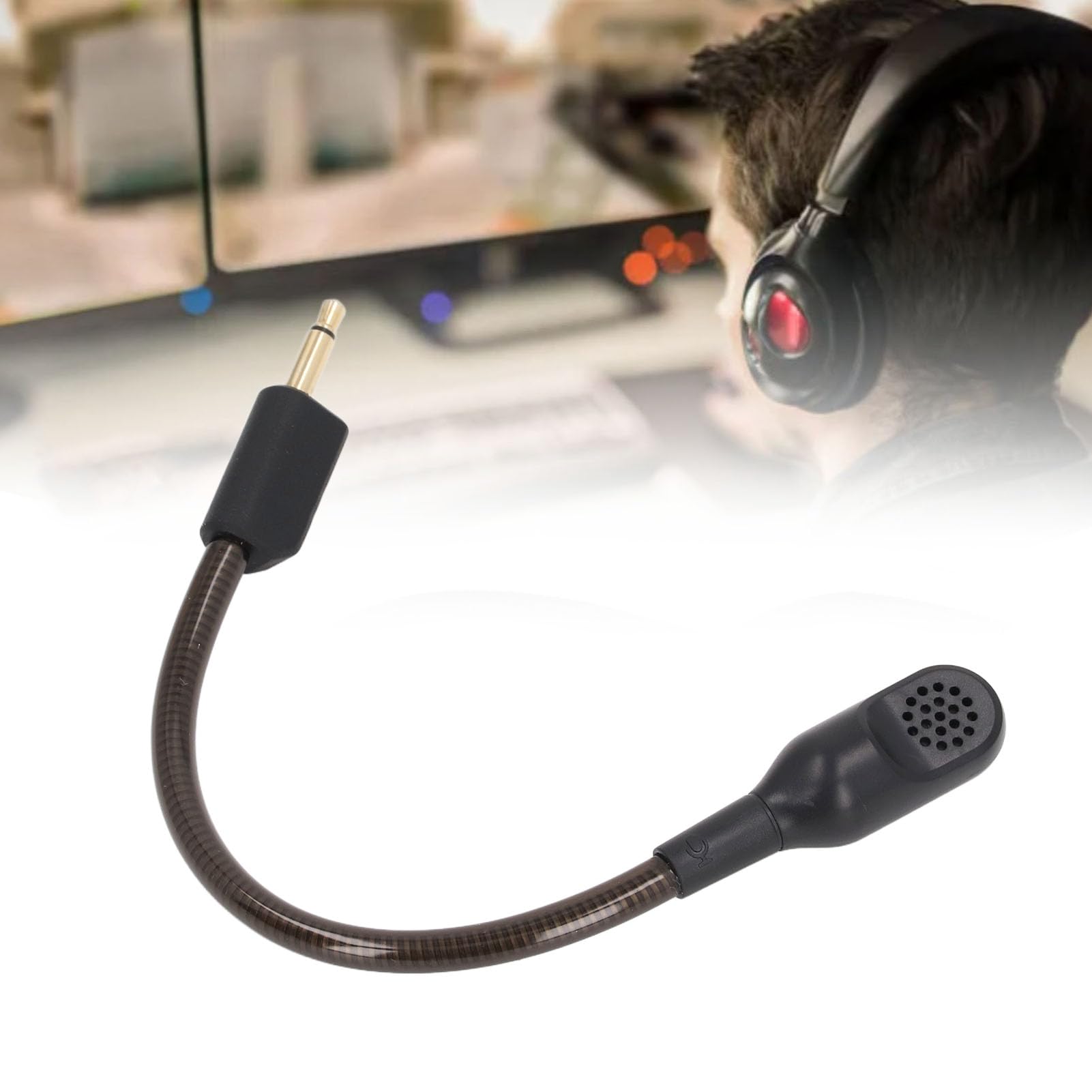 Razer BlackShark V2 & V2 Pro Replacement Microphone - 3.5mm Noise Cancelling Boom Mic for Wireless Gaming Headset (Black) | Perfect for Competitive Gaming, Streaming & Voice Chat