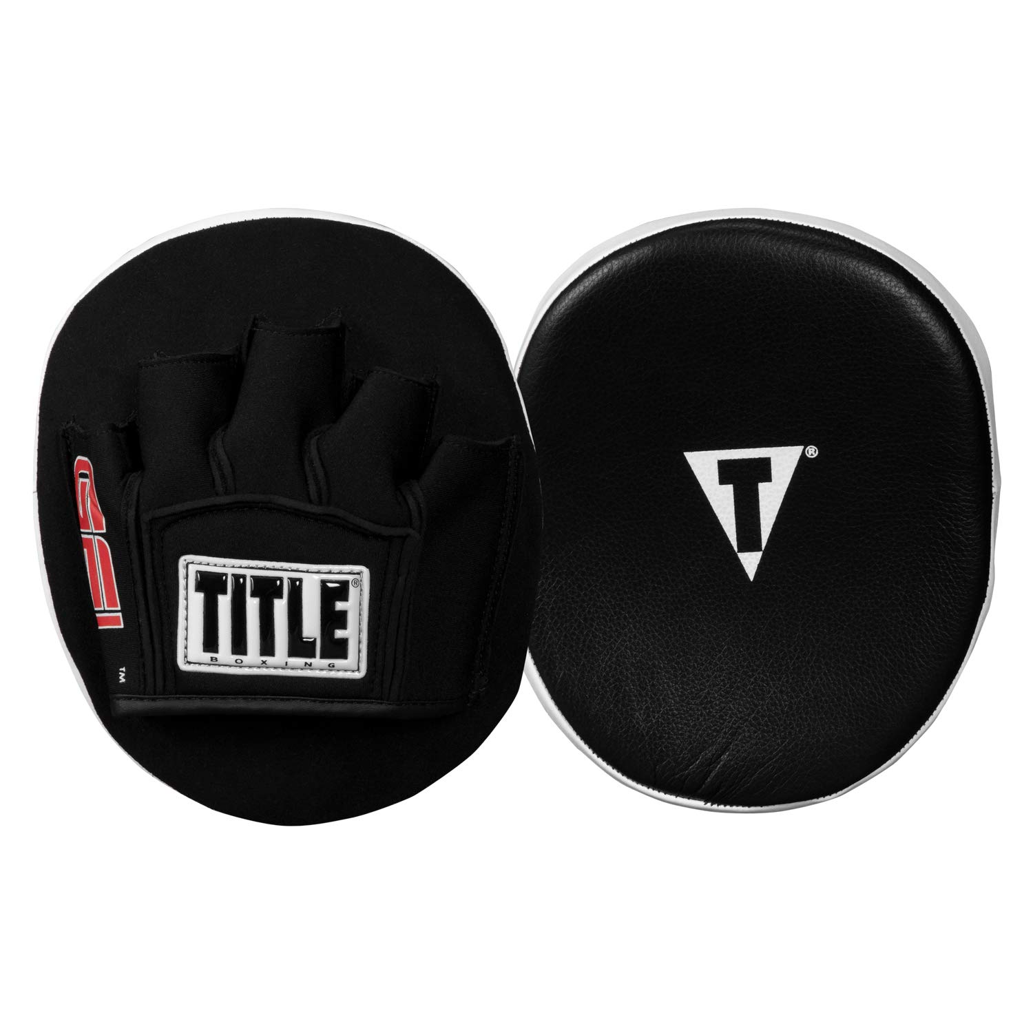**TITLE Boxing Gel Tech Punch Mitts 2.0 - Premium Black MMA & Kickboxing Training Pads for Muay Thai, Boxing & Focus Drills - Perfect for Sparring, Fitness & Combat Sports**