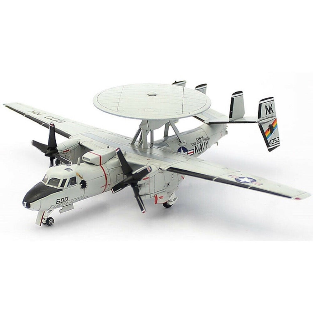 1/144 Scale USN E-2C Hawkeye VAW-113 Black Eagles Model Kit - Perfect for Collectors & Aviation Enthusiasts | Display, Gifts, Military Aircraft Decor