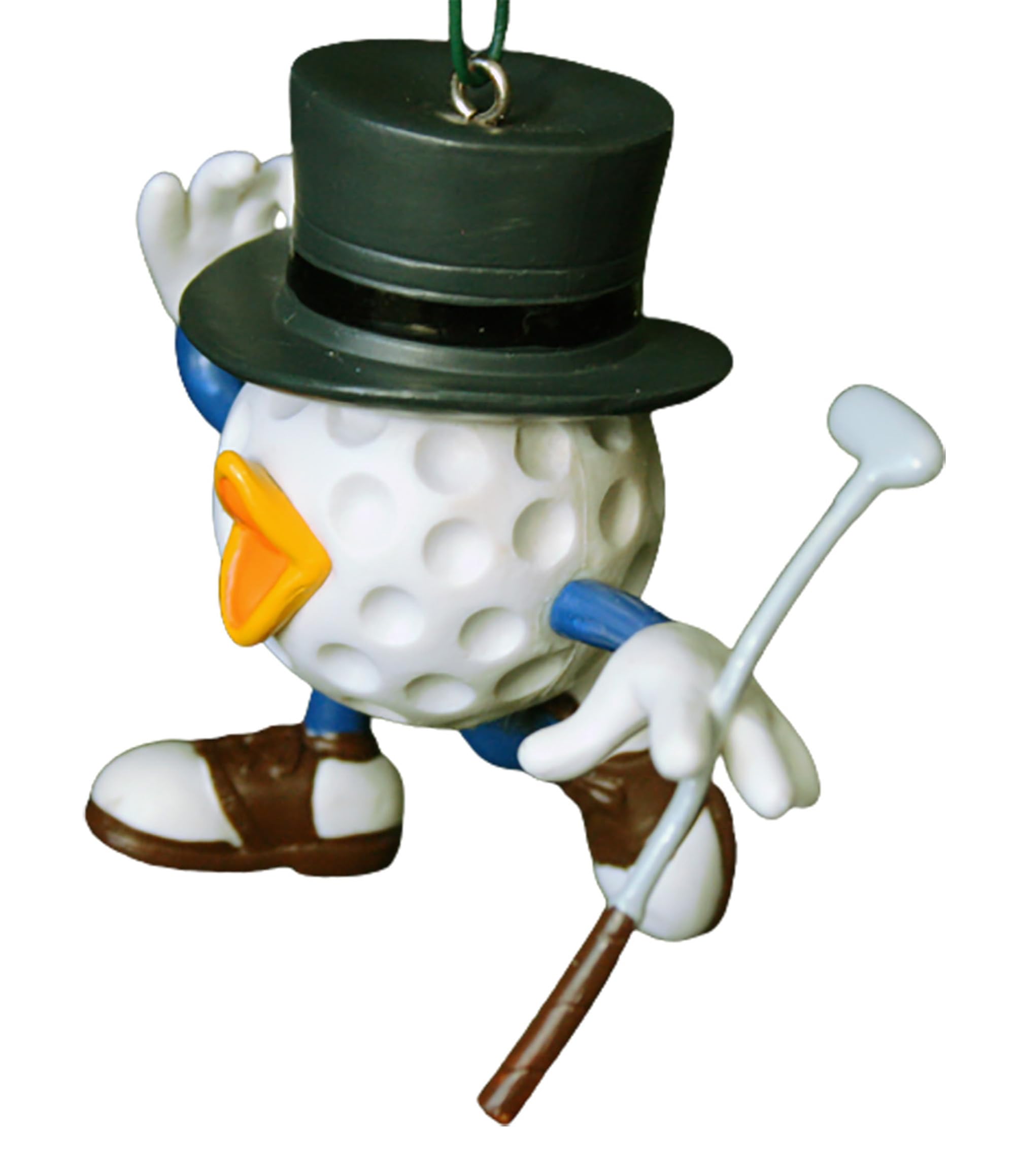 Golf Ball Christmas Tree Ornament - Birdie Figurine Holiday Decor for Golf Lovers | Perfect Golf-Themed Gift for Xmas Tree & Office Decor