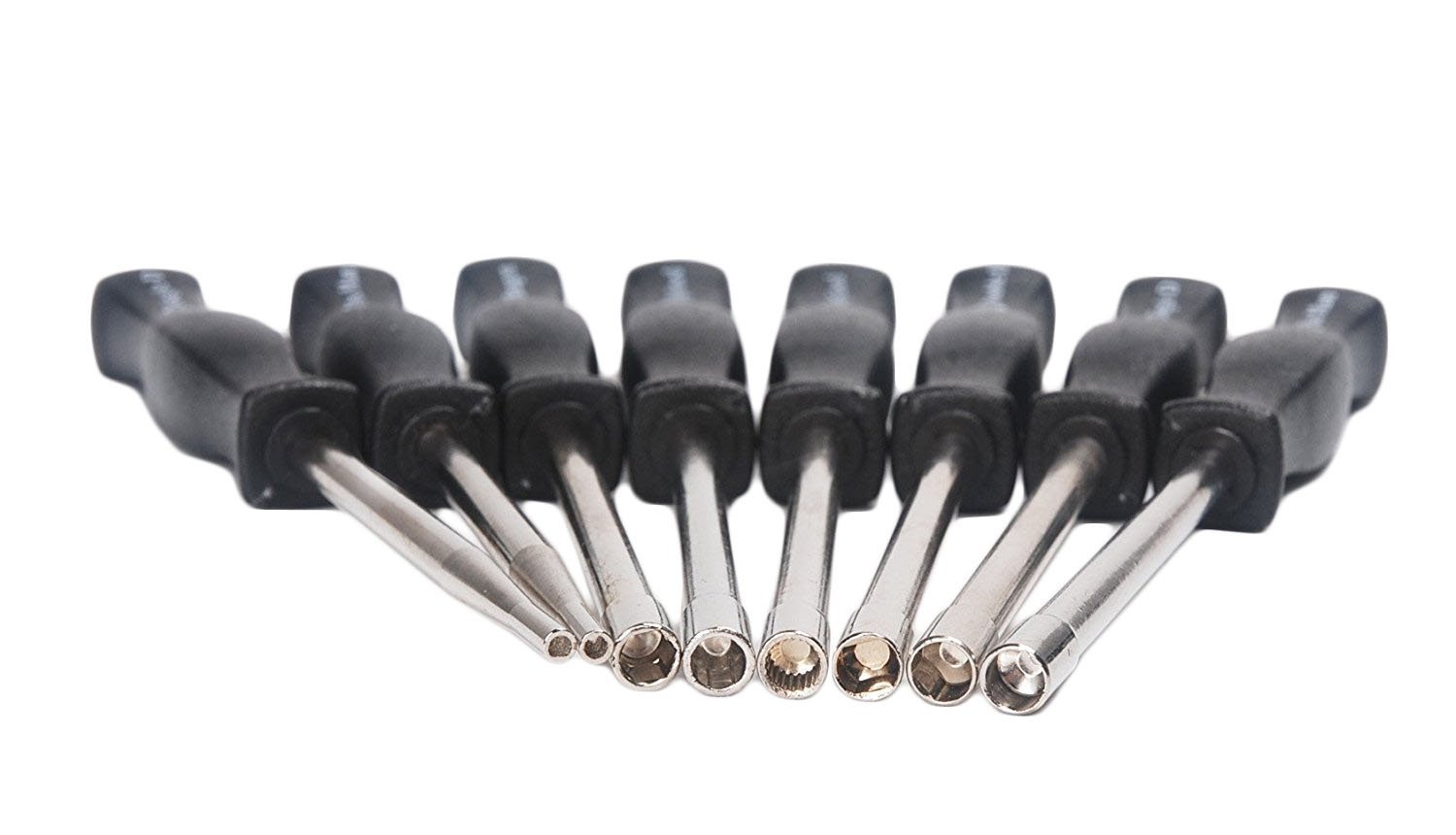 HIFROM Carburetor Adjustment Tool Kit - 10pcs Carb Adjusting Screwdriver Set with Jet Cleaner for Motorcycle, ATV, Dirt Bike, Lawn Mower - Carburetor Cleaning & Maintenance Tool for Small Engine Repair