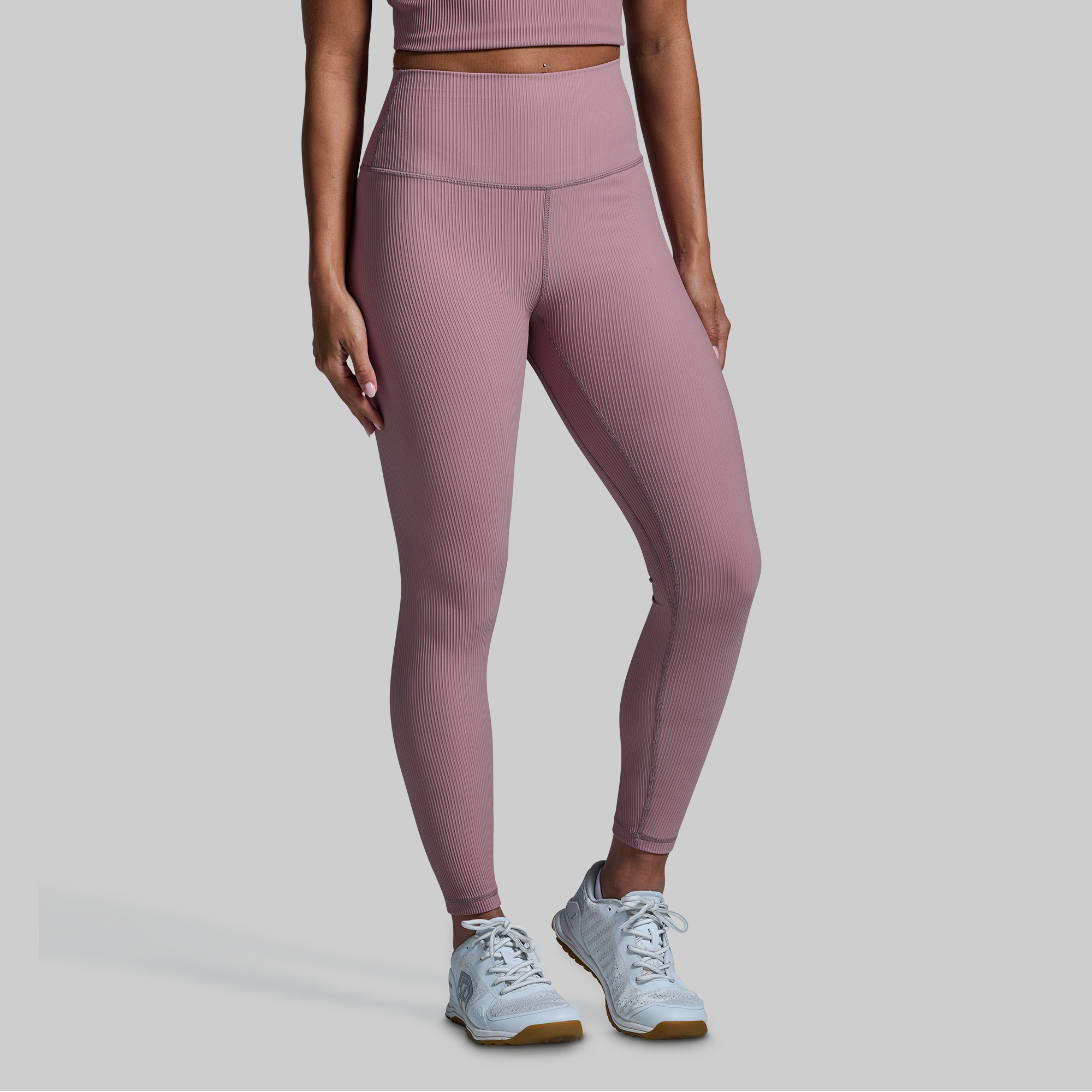 Limitless Legging (Antique Mauve) - High Waisted Yoga Pants for Women, Stretchy Workout Tights with Comfortable Waistband - Perfect for Yoga, Gym, Running & Lounge Wear