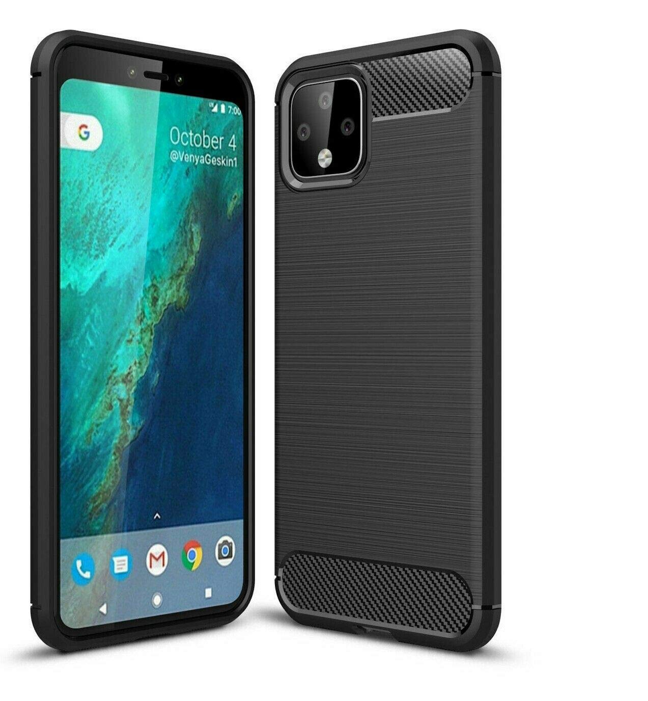 Shockproof Case for Google Pixel 4 - Heavy Duty Armor Cover for Outdoor & Travel