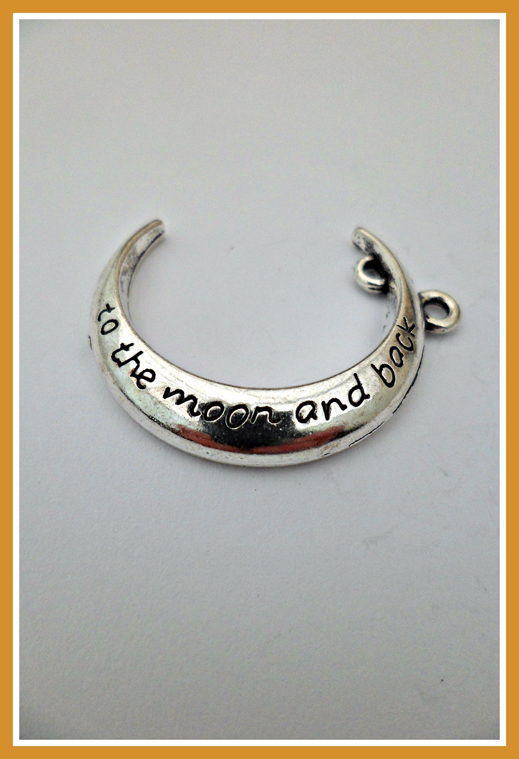 Silver Plated Moon and Back Number 3 Charm Pendant Necklace - Perfect Gift for Birthday, Anniversary, Mother's Day | Elegant Jewelry for Women, Girls, Teens