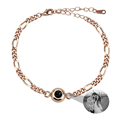 A-Rose Gold-Black and White Image