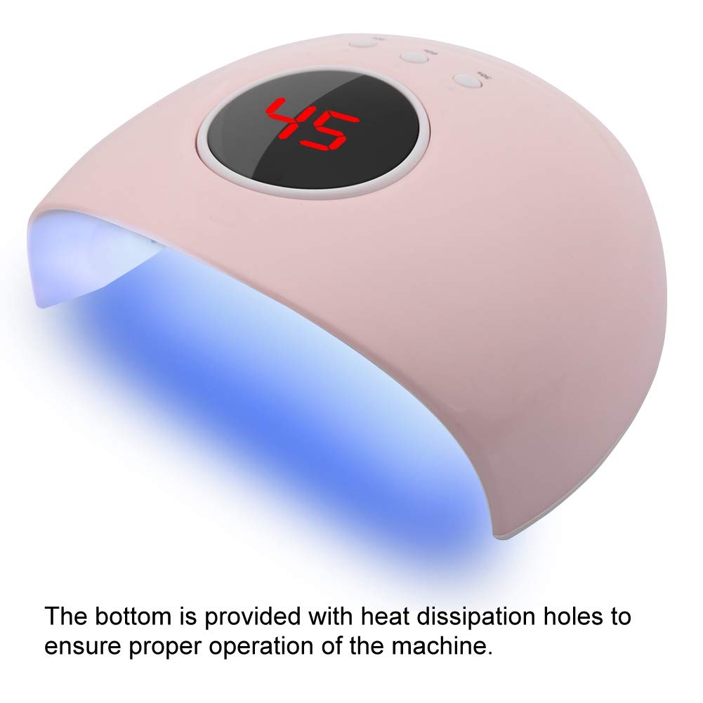 24W Professional Nail Dryer with LCD Display - UV & LED Dual Light Gel Polish Curing Lamp for Salon & Home Manicure | Fast Drying for Gel Nails, Acrylics & Dip Powder | Perfect for Nail Art, DIY Manicures & Professional Use