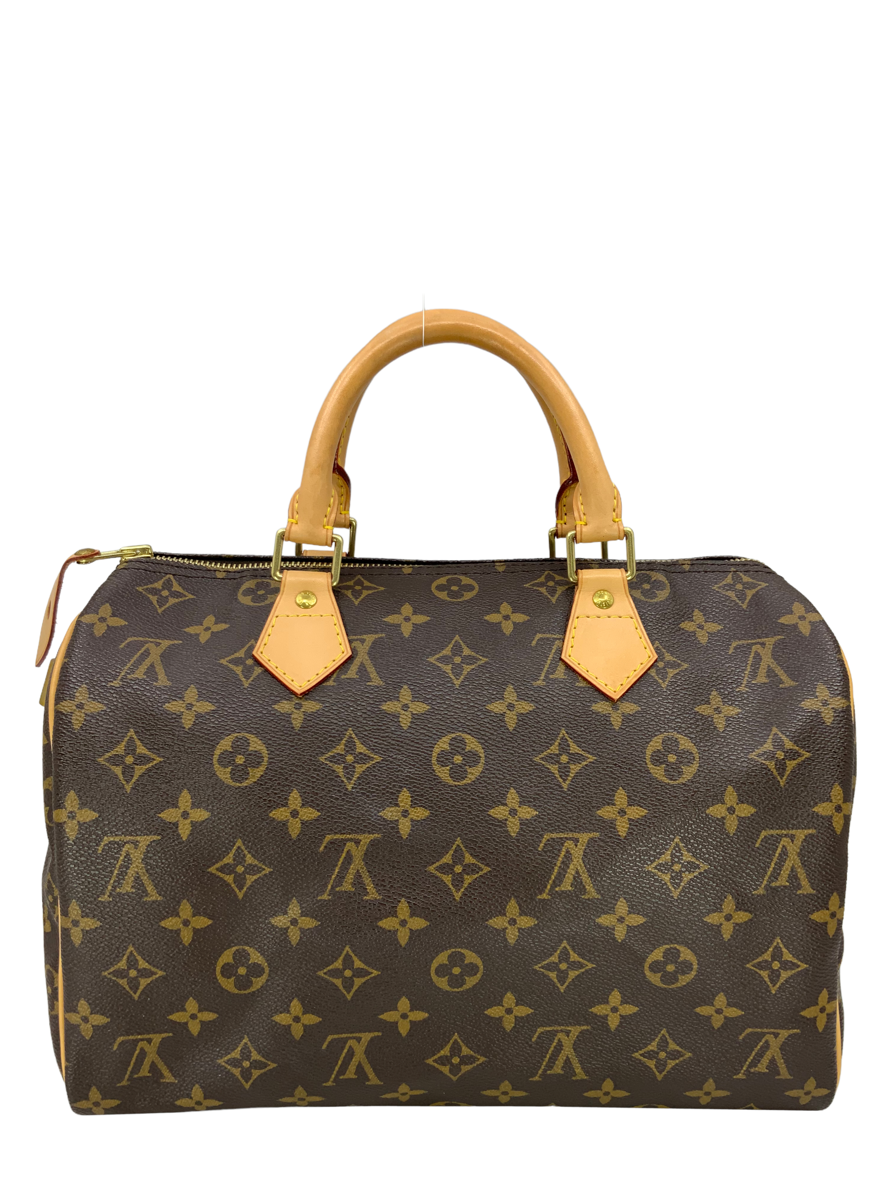 Authentic Louis Vuitton Monogram Speedy 30 Handbag - Luxury Canvas Shoulder Bag for Women - Perfect for Work, Travel & Everyday Use