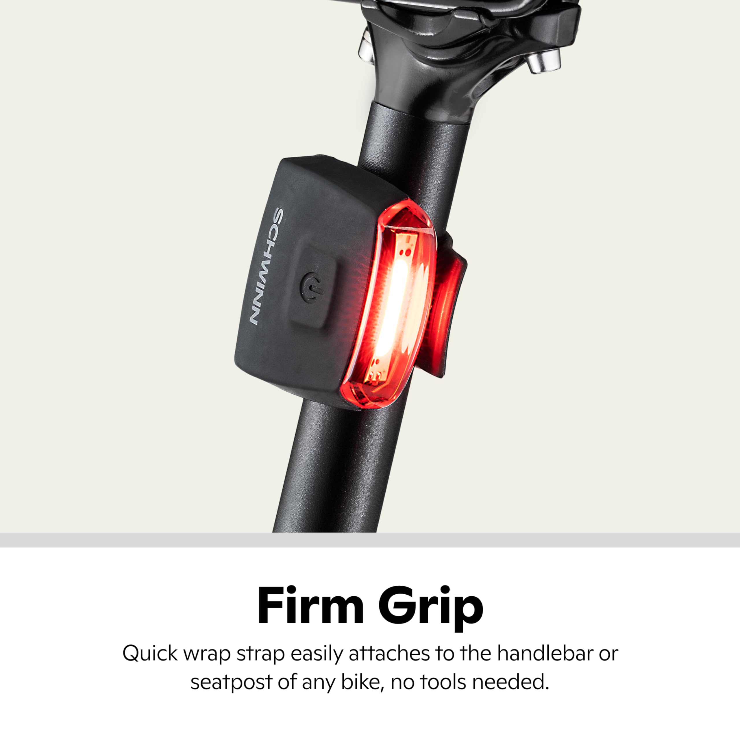 Schwinn LED Bike Light - Easy Tool-Free Installation, Bright Safety Light for Night Cycling, Commuting & Outdoor Adventures