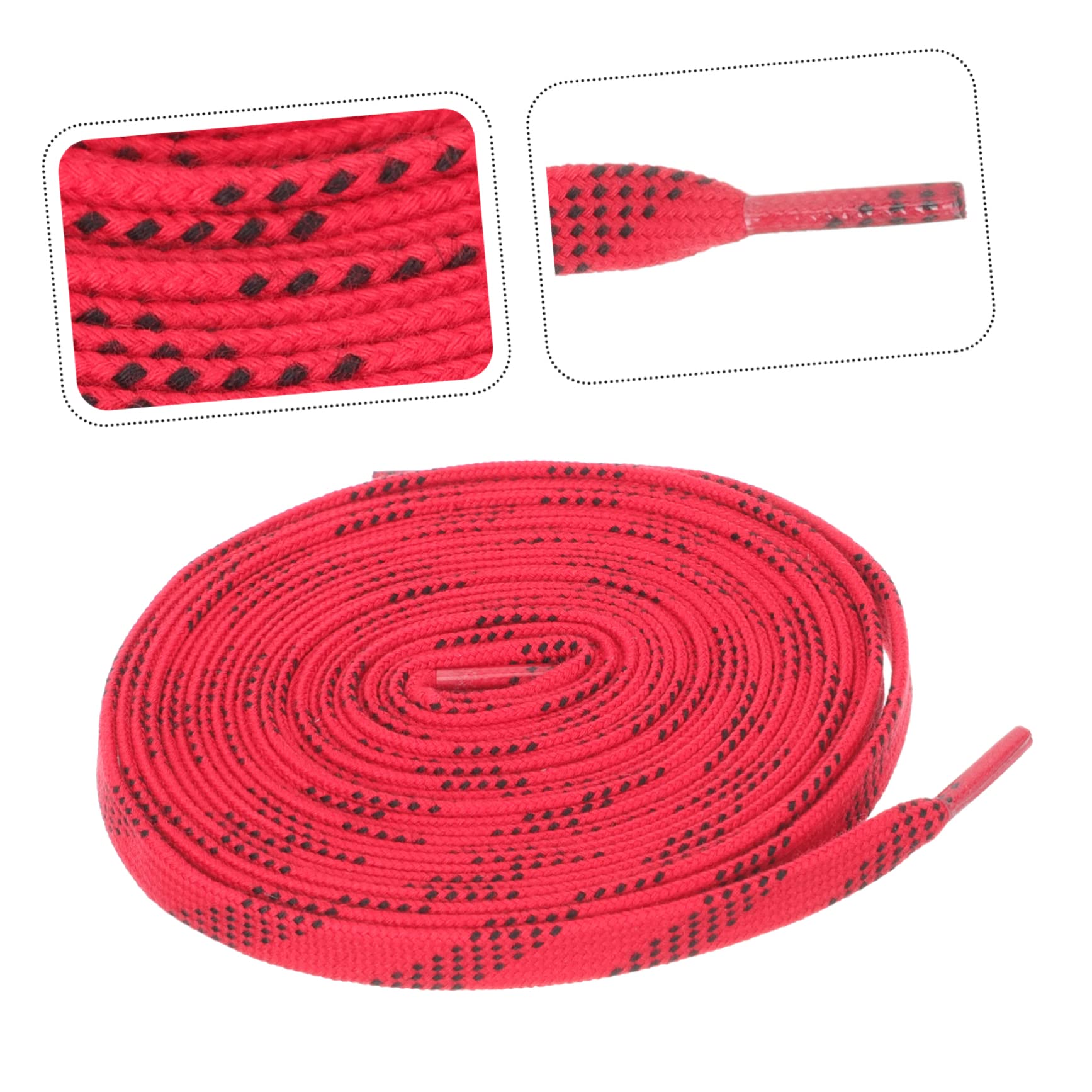 NOLITOY 4 Pairs Ski Skates Belt Shoelaces - Durable Replacement Shoelaces for Sneakers, Hockey & Sports Shoes - Perfect for Skiing, Skating & Outdoor Activities
