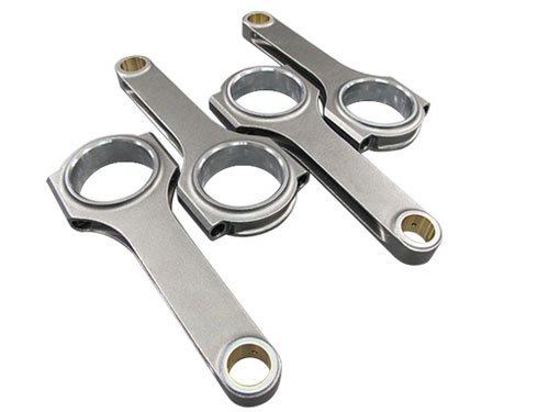 High-Performance H-Beam Connecting Rods 4-Piece Set - Compatible with Ford Mazda Duratec 2.3L Engine - Perfect for Engine Rebuilds & Performance Upgrades