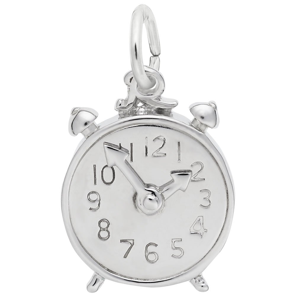 Alarm Clock Charm for Jewelry Making - Bracelet & Necklace Charms for DIY Crafting - Perfect for Gift Giving & Personal Accessories