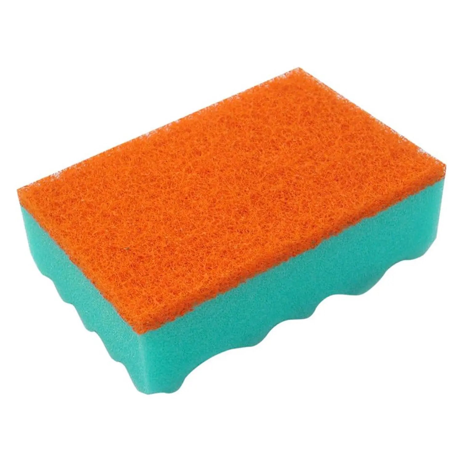 Kikulon Pro Antibacterial Kitchen Sponge - Soft Nylon Scrubber for Dishes, Pots & Pans - Non-Scratch Cleaning Sponge for Sinks, Countertops & Cookware (6-Pack)