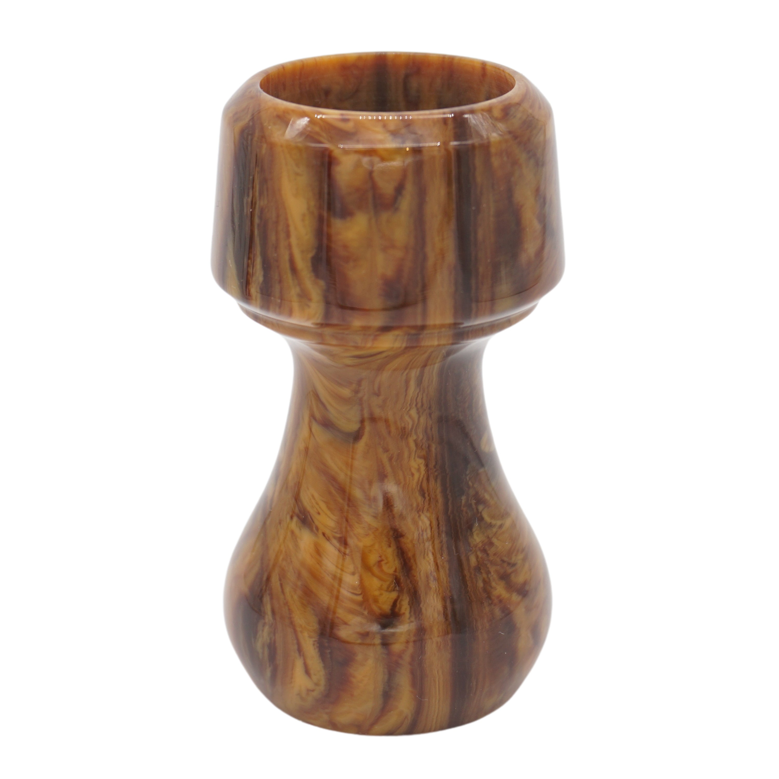 Premium Briar Wood Handcrafted Shaving Brush Handle - Fits 24mm & 26mm Knots - Perfect for Wet Shaving & Grooming Gifts for Men