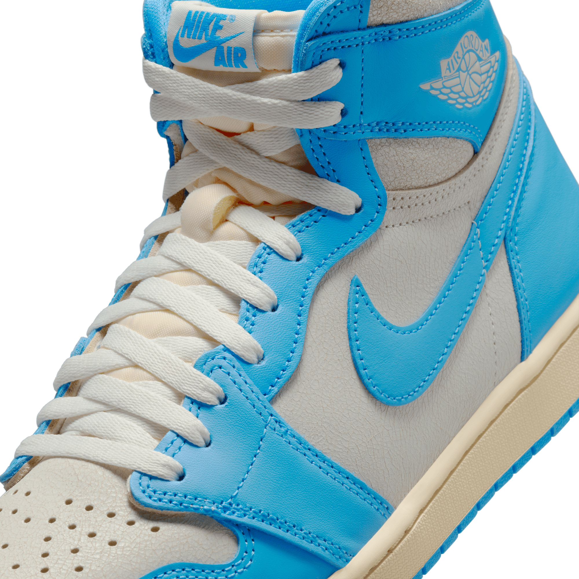 AIR JORDAN 1 RETRO HIGH OG UNC REIMAGINED - Authentic Nike Basketball Shoes for Men - Classic Blue & White Colorway - Perfect for Sneaker Collectors & Streetwear Fashion