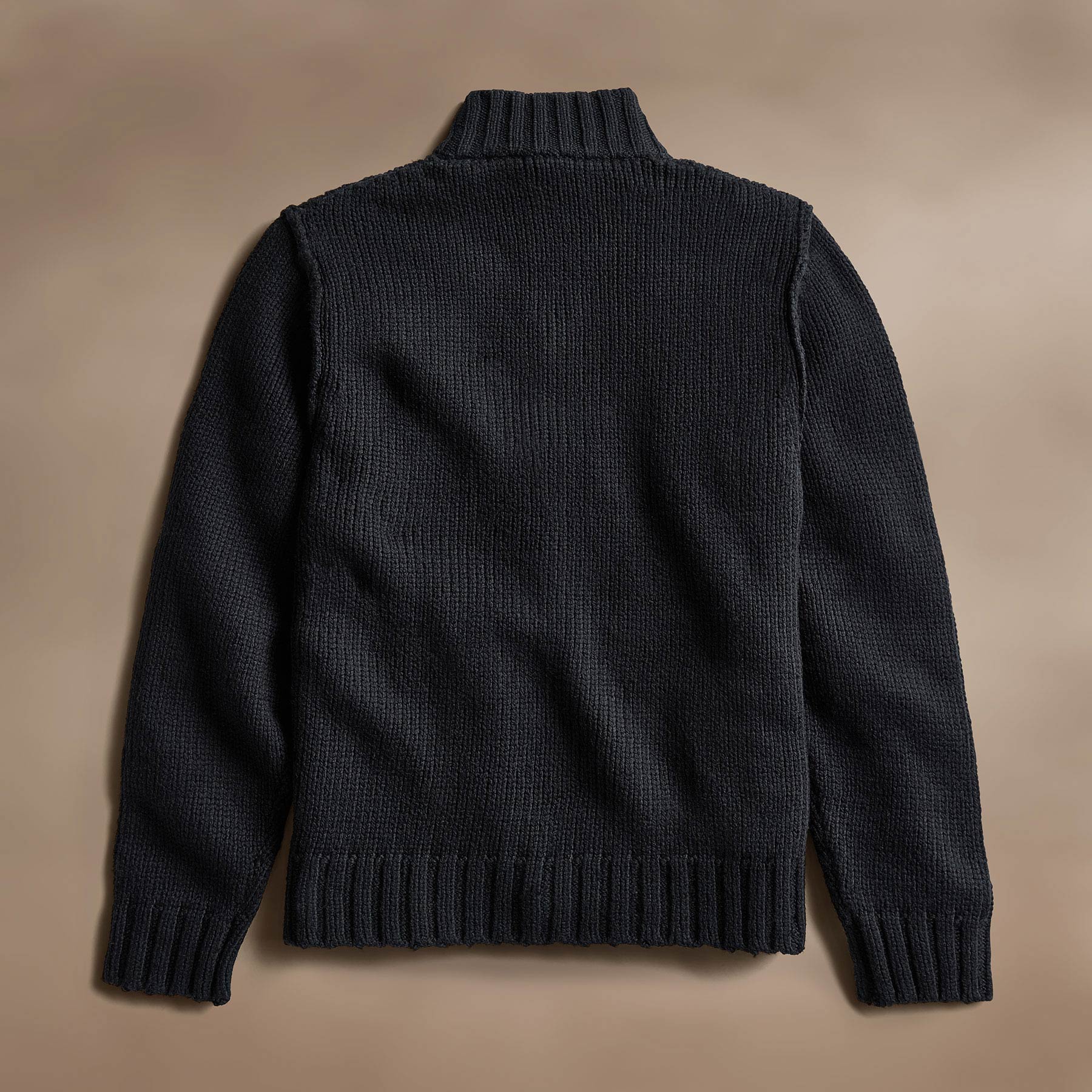 Soft Cotton Knit Zip Up Sweater for Women & Men - Black | Cozy Pullover Jacket for Fall & Winter | Casual Outfit Essential