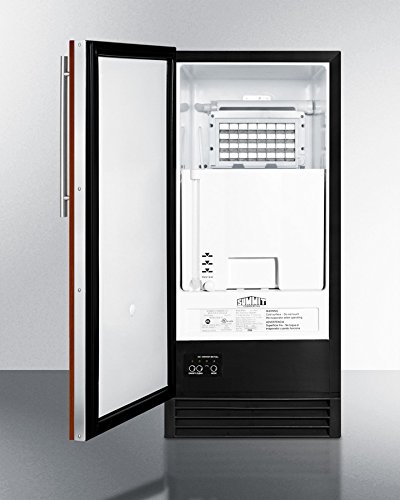SUMMIT BY WHITE MOUNTAIN 15'' Built-in Clear Ice Maker - BIM44GIF Model | Perfect for Home Bars, Restaurants & Commercial Use
