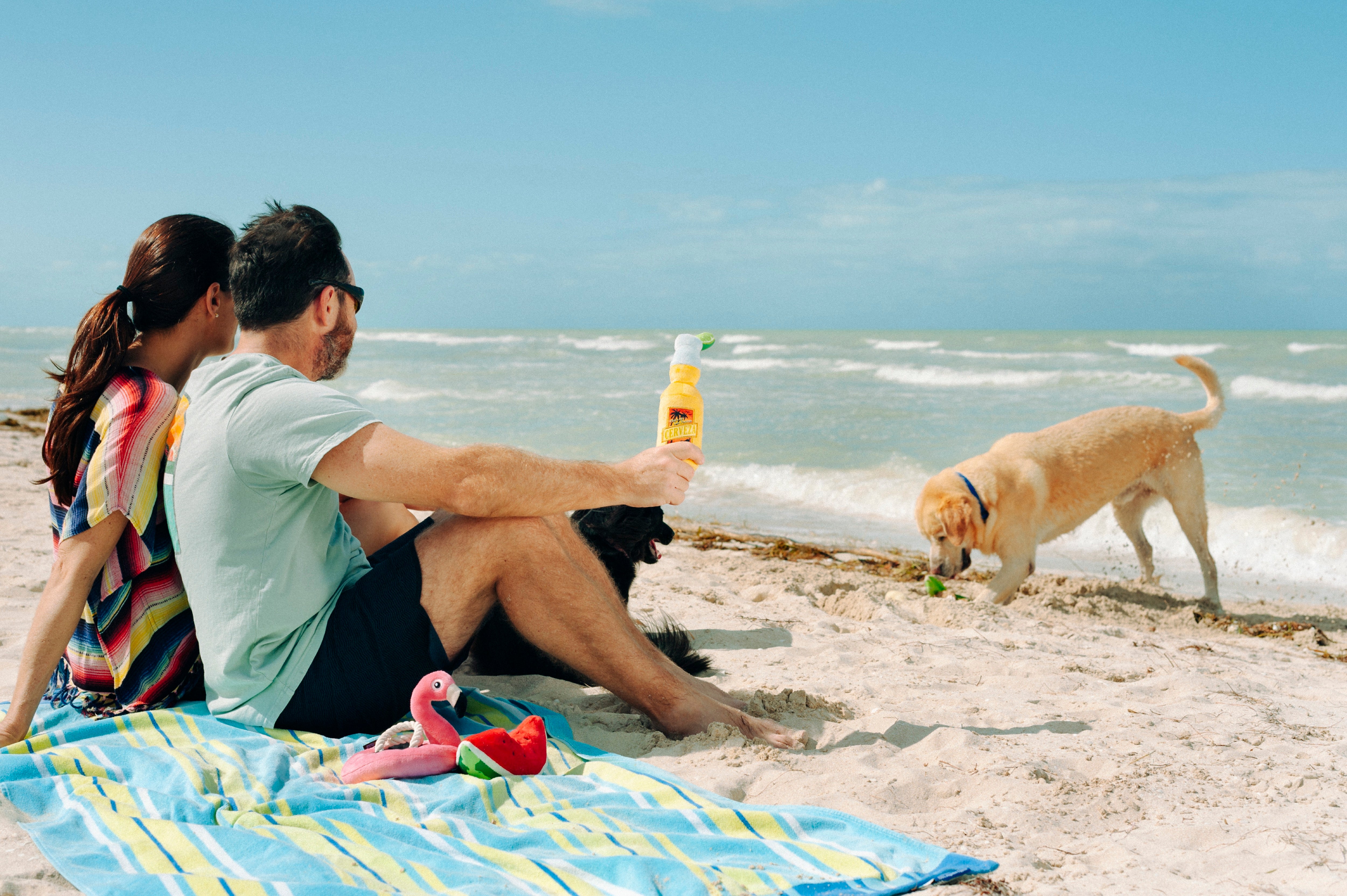 Tropical Paradise™ Watermelon Dog Plush Toy - Durable & Fun Chew Toy for Small & Large Dogs | Perfect for Playtime, Training & Cuddling | Pet P.L.A.Y.