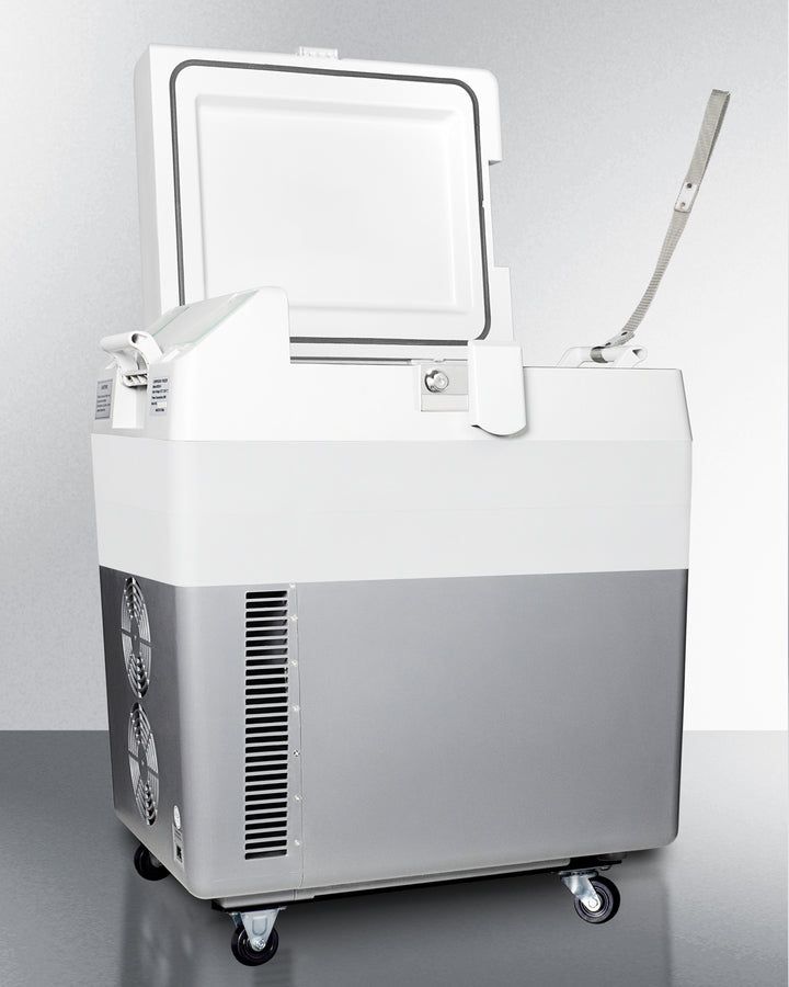Accucold SPRF36M2 Portable Refrigerator & Freezer with Secure Lock - Ideal for Camping, Road Trips, and Outdoor Adventures