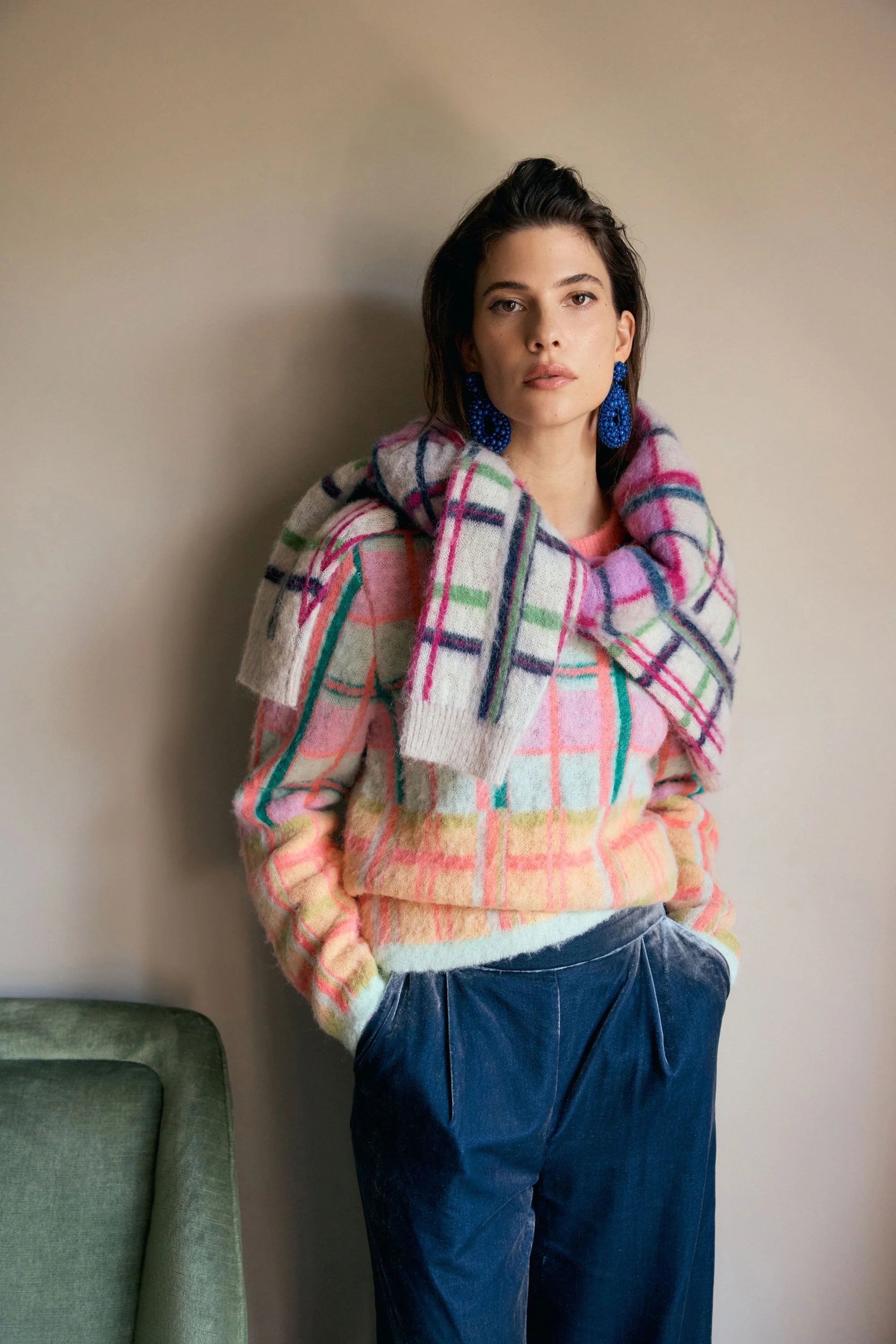 ELK Ostti Women's Knit Sweater - Soft Wool Pullover for Winter Warmth & Casual Style | Perfect for Office, Travel & Cozy Evenings