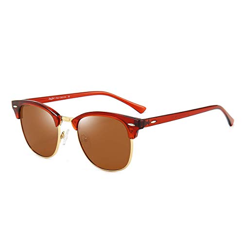 E:30-16style Brown Lens+gold and Brown Frame