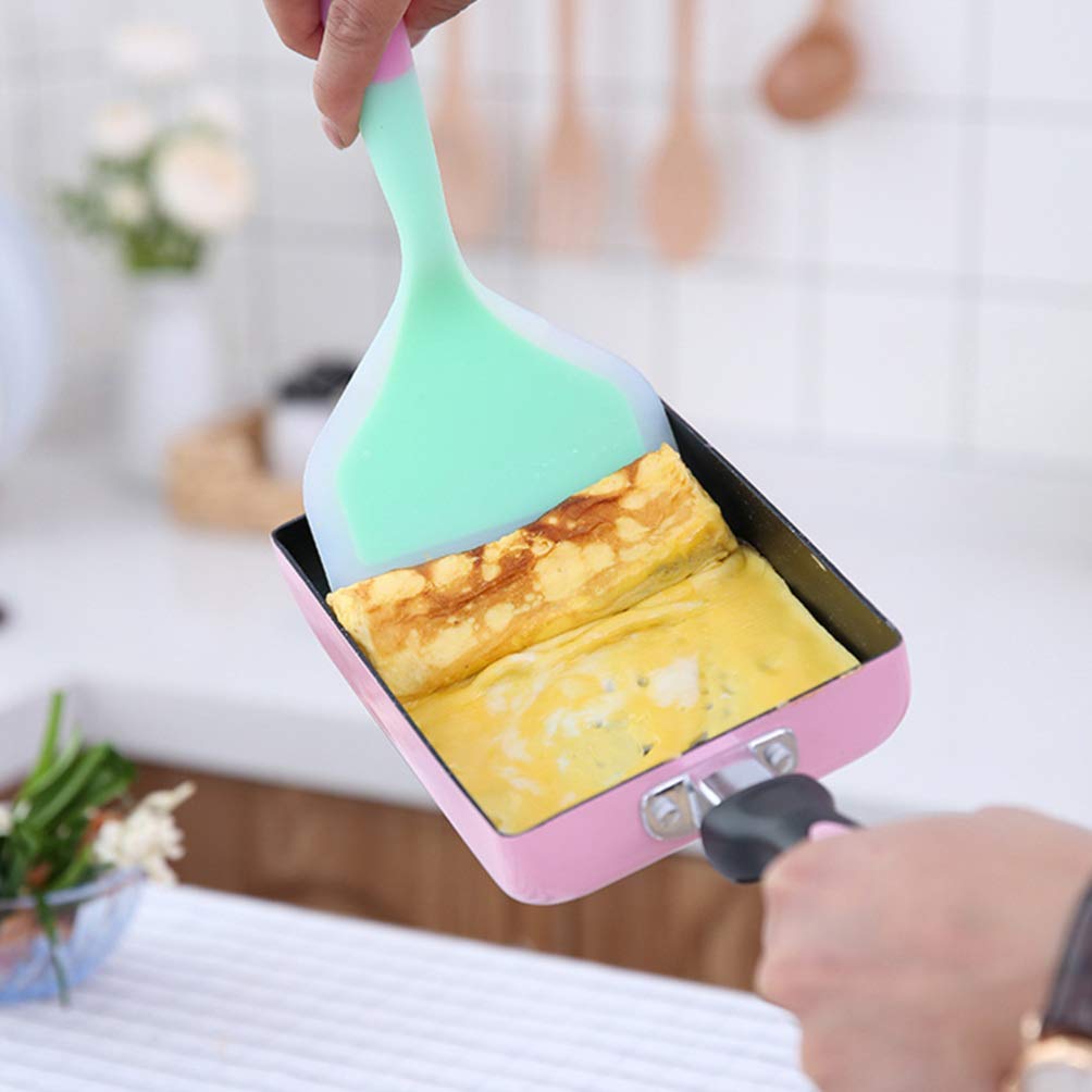 DOITOOL 2-Pack Silicone Fish Spatulas - Heat-Resistant Kitchen Cooking Utensils for Flipping, Scraping & Serving - Non-Stick Safe for Pans - Perfect for Grilling, Baking & Home Kitchen Use
