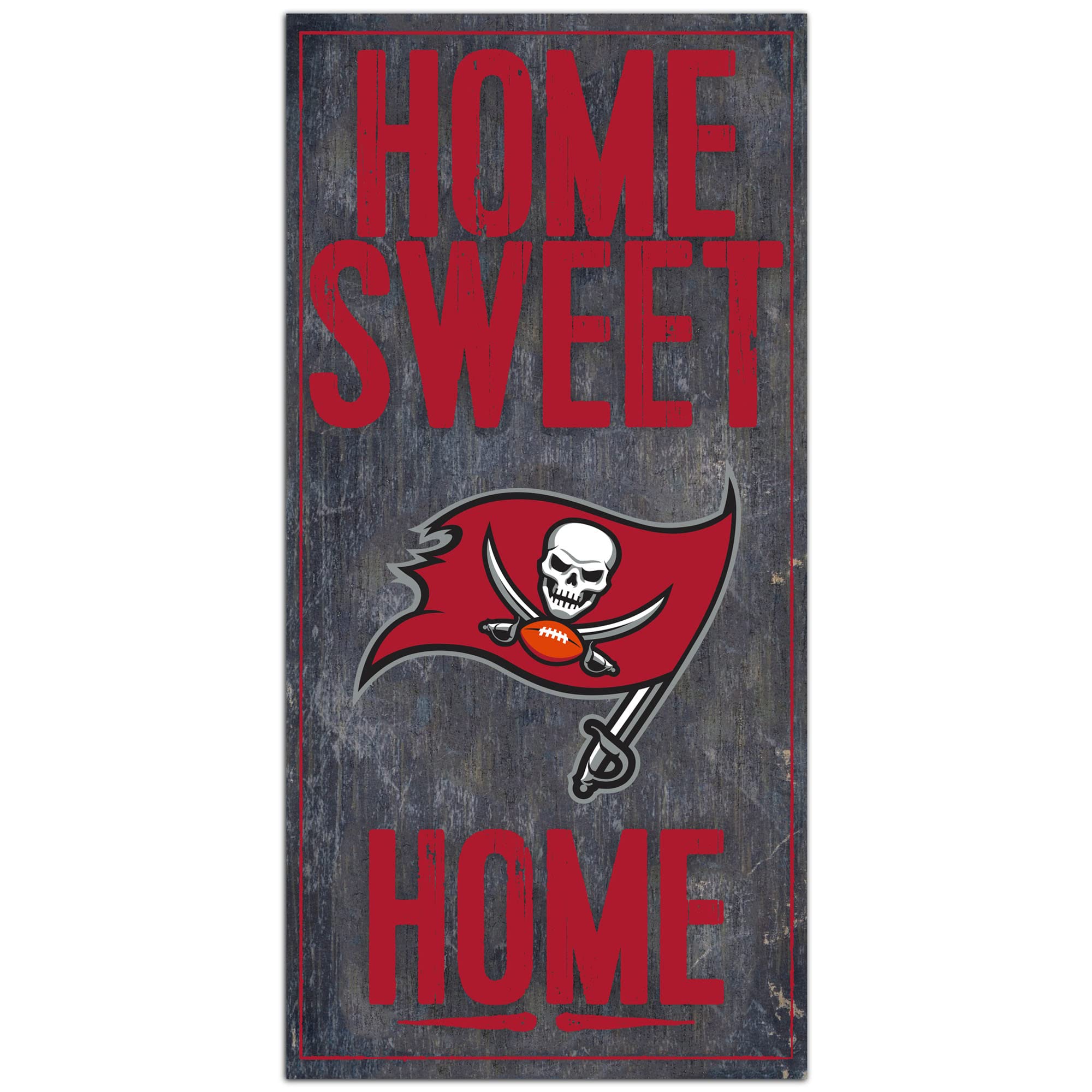 Tennessee Titans 6x12 Inch Wooden Home Sweet Home Sign - Perfect for Game Room Decor, Man Cave, and Titans Fan Gifts