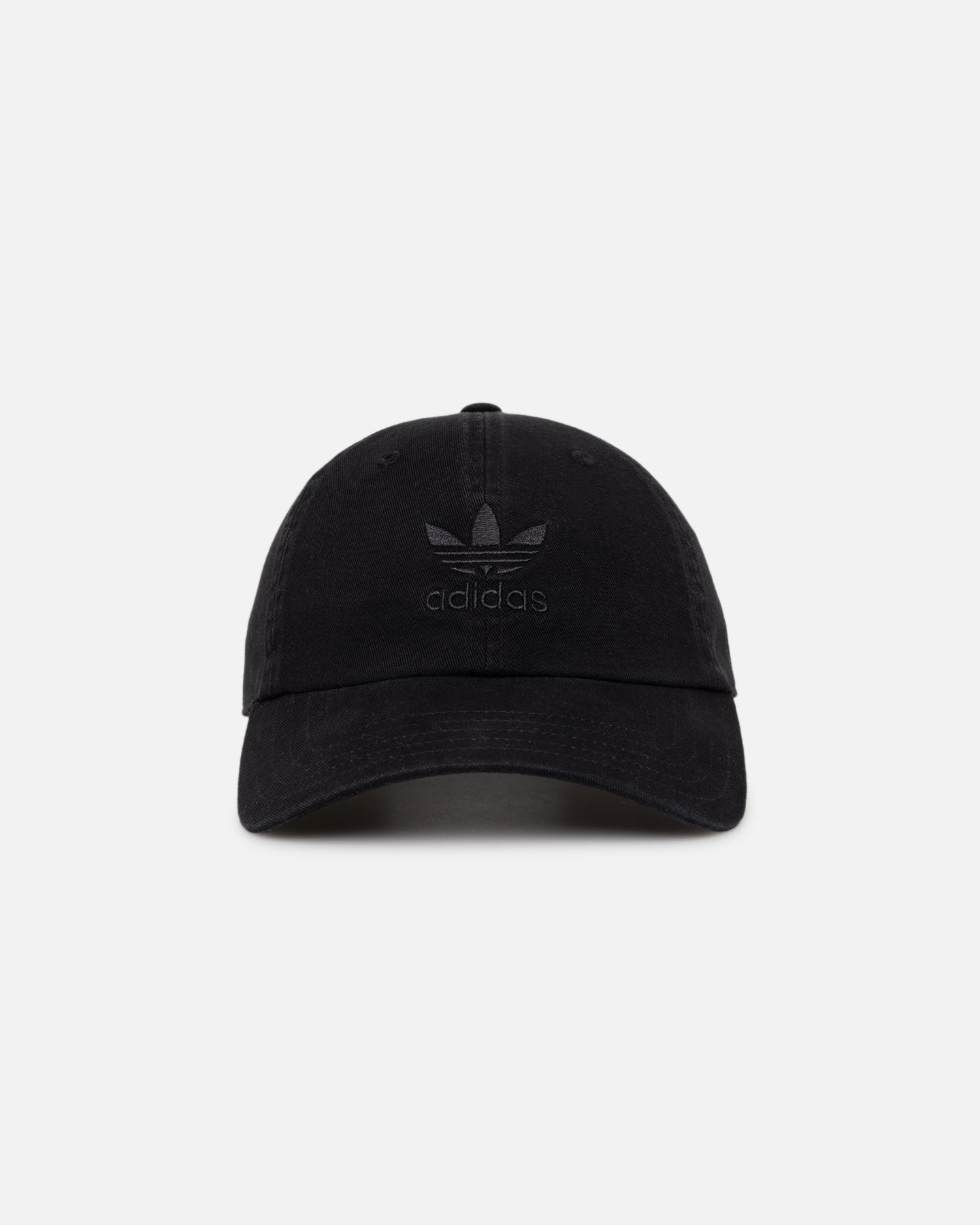 Adidas Adicolor Classics Trefoil Stonewashed Baseball Cap - Black & White Adjustable Snapback Hat for Men & Women - Perfect for Sports, Outdoor Activities & Casual Wear