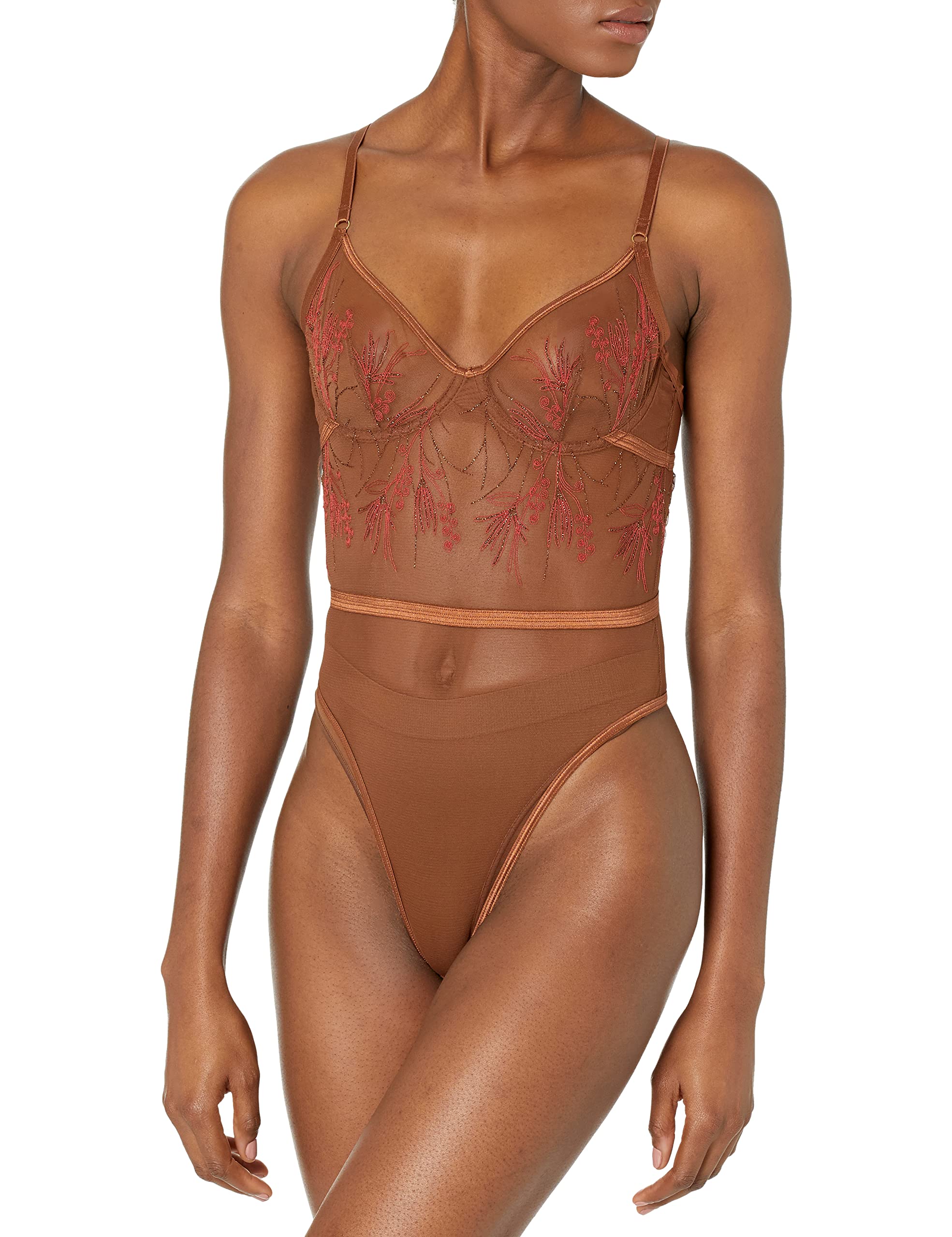 Cosabella Women's Kalahari Underwire Bodysuit - Sexy Lace Lingerie Bodysuit for Date Night & Special Occasions