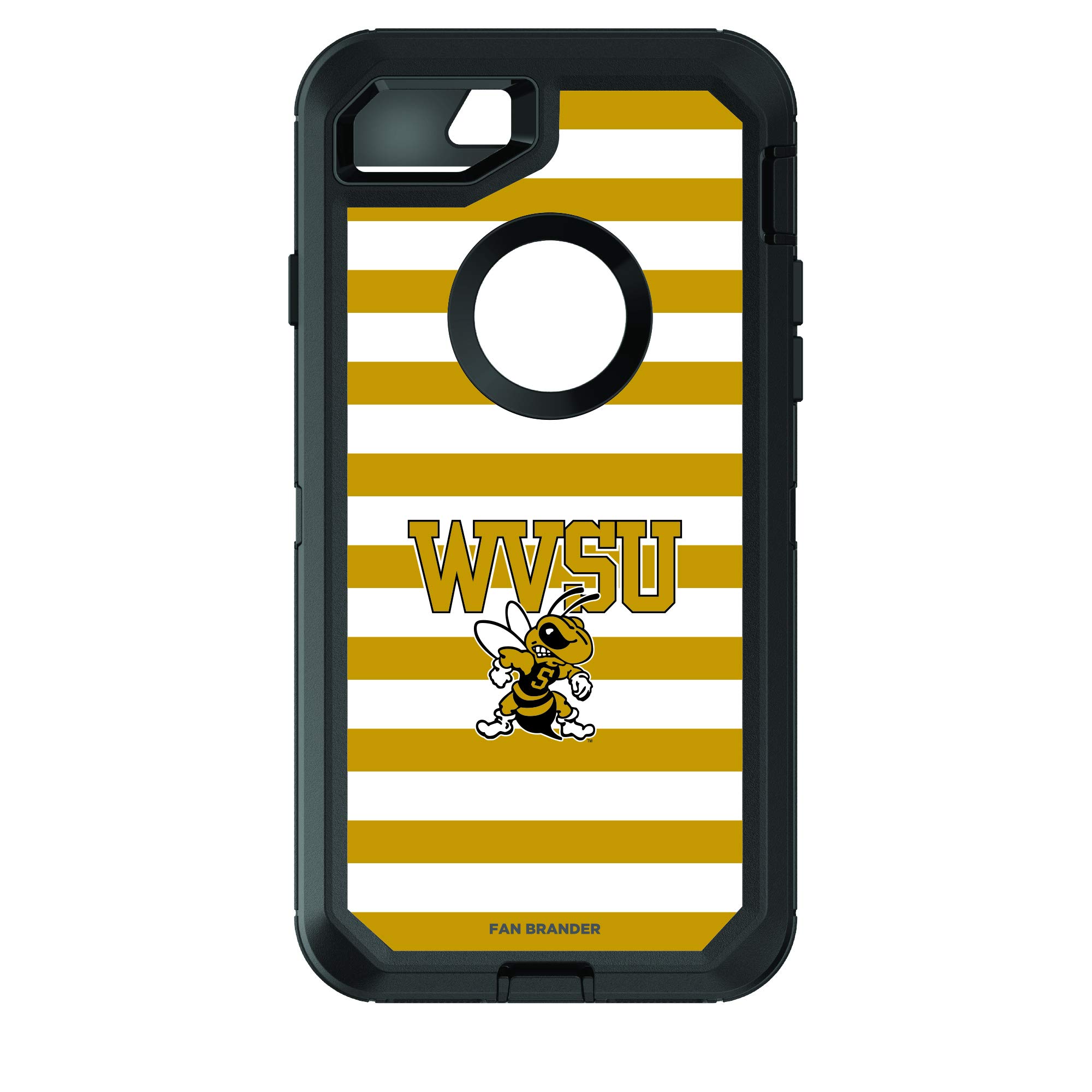 NCAA OtterBox Defender Phone Case with Stripes Design - Compatible with Apple iPhone - Durable Protection for Sports Fans & College Students - Perfect for Game Day & Campus Life