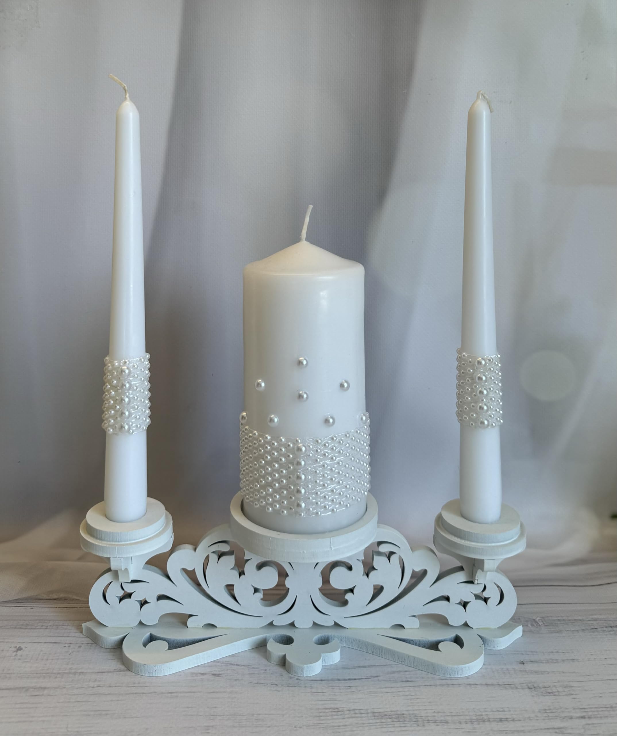 Unity Candle Set for Wedding Ceremony - 6