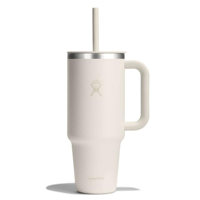 40oz Stainless Steel Insulated Travel Tumbler with Lid & Straw - Keeps Drinks Hot/Cold for Hours - Perfect for Camping, Hiking, Gym & Office Use