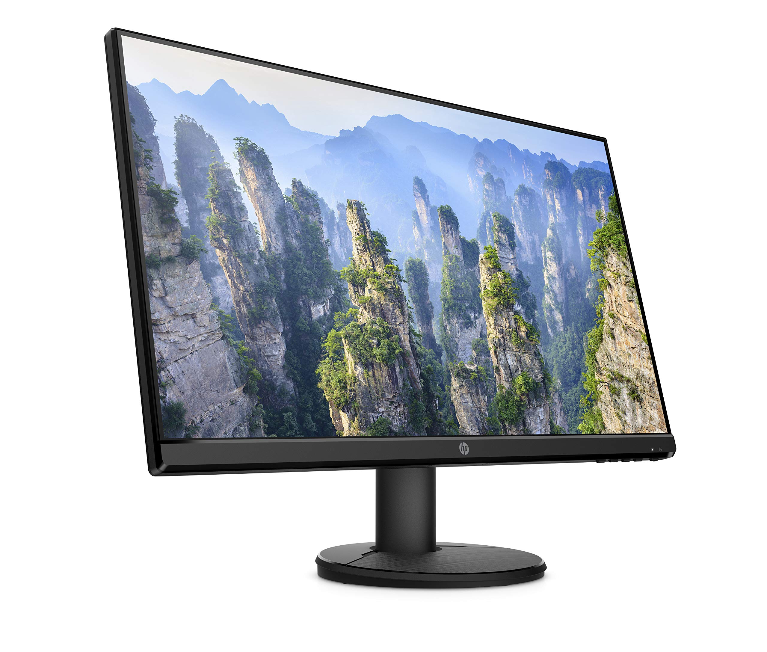 HP v24i 23.8 Inch Full HD 1080p Computer Monitor with HDMI & VGA Ports - Black | Home Office, Gaming & Workstation Display