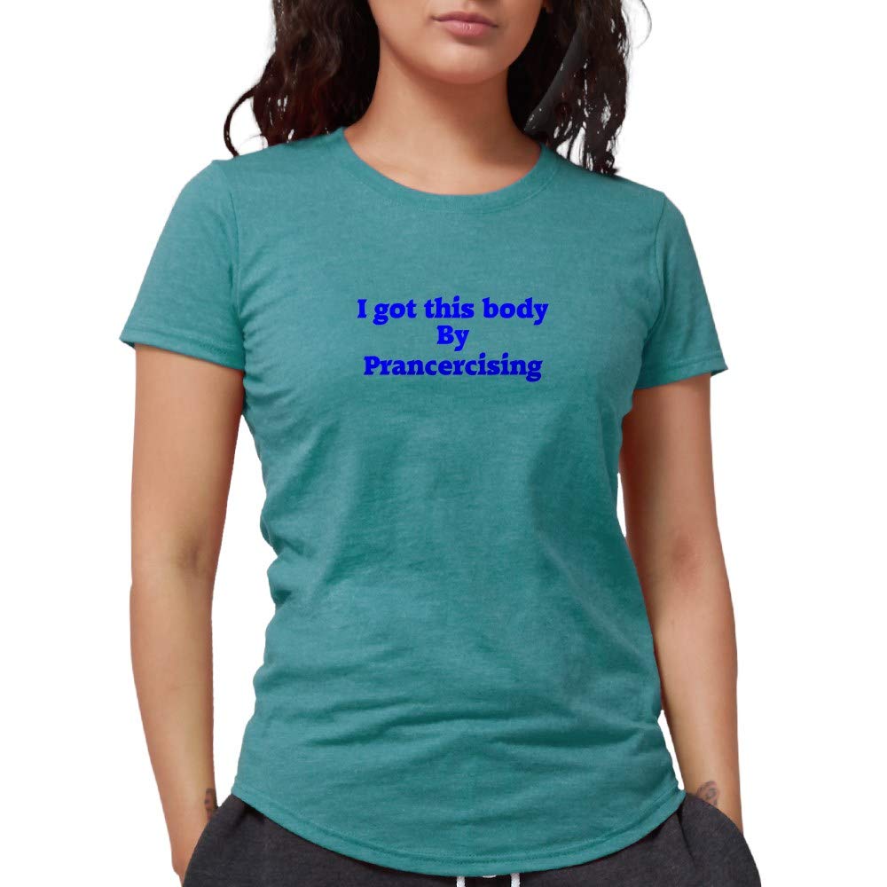 Body by Prancercise Tri-Blend T-Shirt | Comfortable & Stylish Workout Tee for Yoga, Gym & Casual Wear | Funny Fitness Apparel