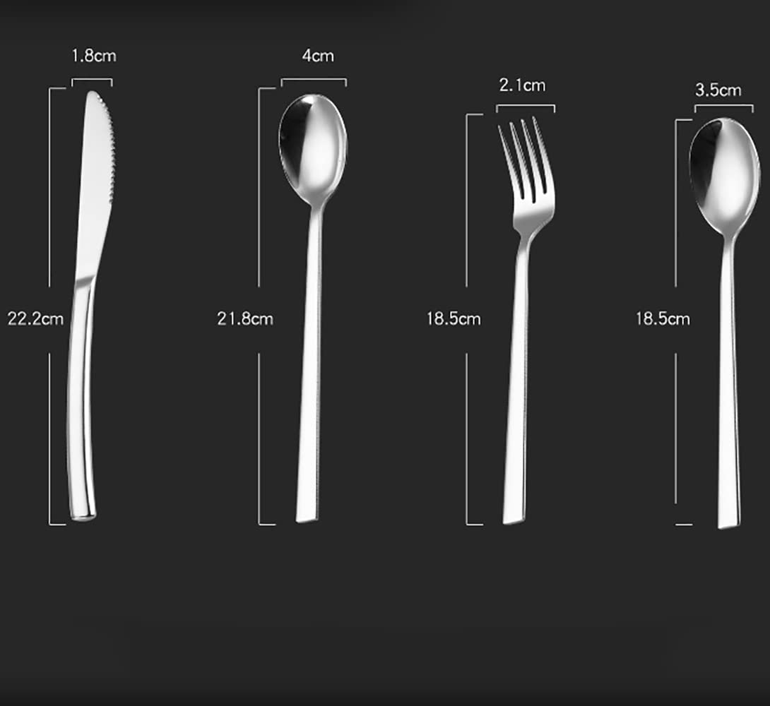 32-Piece Stainless Steel Silverware Set - Service for 8, Mirror Polish Flatware Cutlery Set for Home & Restaurant Use - Dishwasher Safe - Perfect for Dinner Parties, Weddings & Everyday Dining