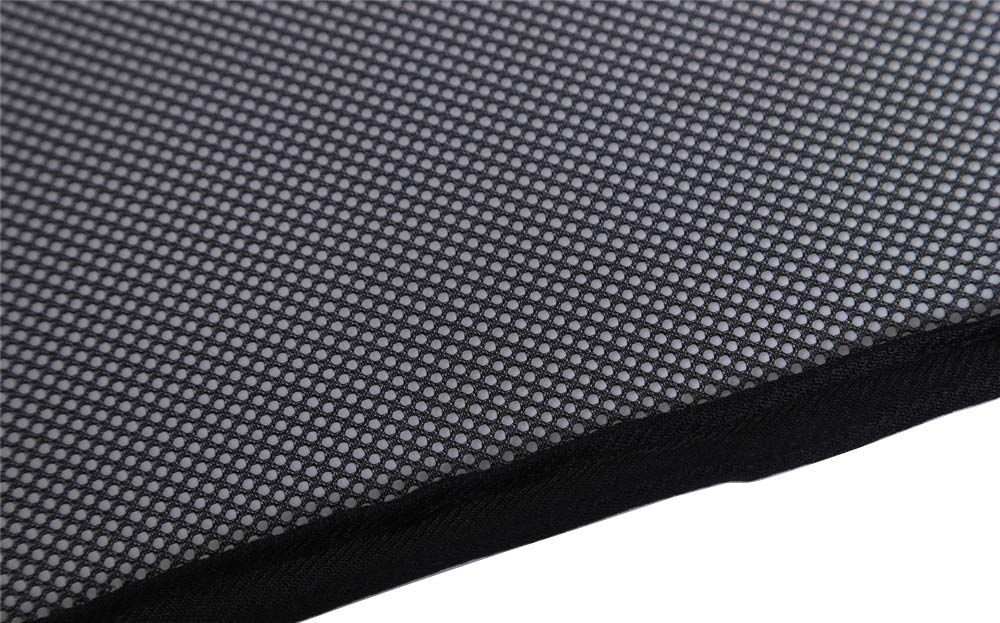 Jeep Wrangler JK Sunshade (2007-2017) - Black Mesh UV Protection Front Door Side Window Cover | Car Interior Accessories for Sun Protection & Privacy | Perfect for Off-Roading, Camping & Daily Commute