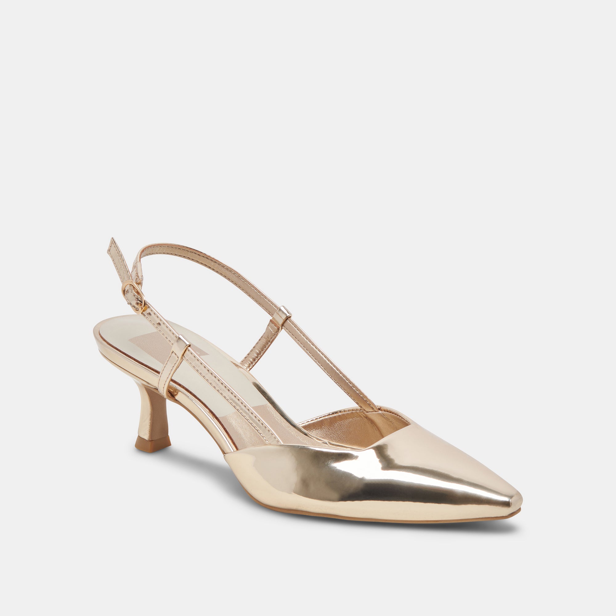 ODELA Women's Light Gold Stella Heels - Elegant High Heel Pumps for Parties, Weddings & Special Occasions
